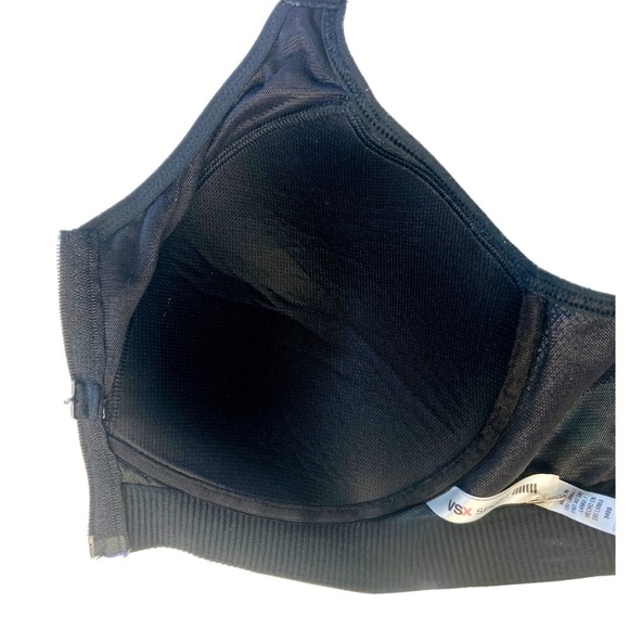 🖤 VICTORIA’S SECRET || VSX Sport Front-Zip Graphic Print Sports Bra- - Picture 4 of 8